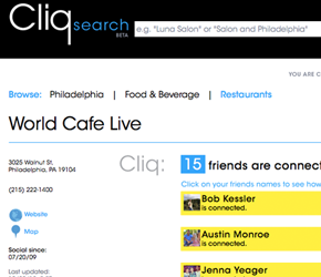 cliqsearch wedsite